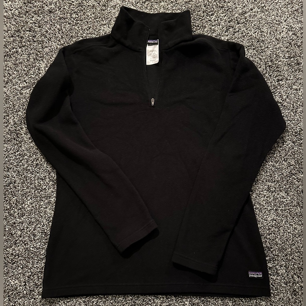 Patagonia Black Fleece Pullover Size Women’s Large
